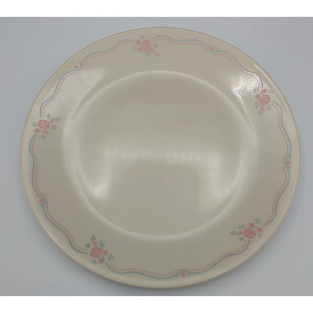 Vintage‎ Corelle English Dinner Plates Pink Roses 10.5